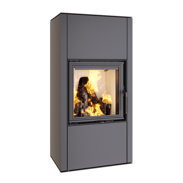 Piec wolnostojący SAVEN Vatra XL 50x50 ECO. Zdjęcia 3D