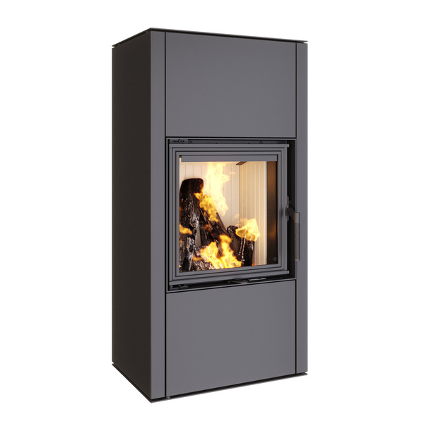 Piec wolnostojący SAVEN Vatra XL 50x50 ECO. Zdjęcia 3D
