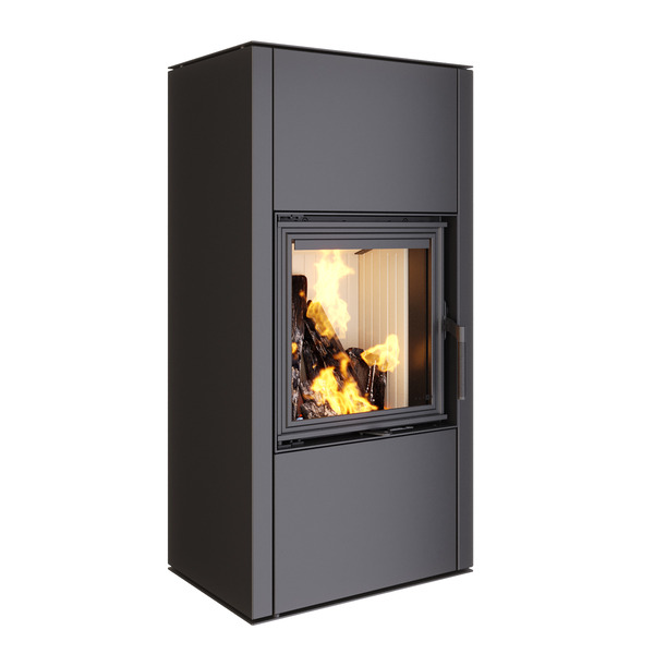 Piec wolnostojący SAVEN Vatra XL 50x50 ECO. Zdjęcia 3D