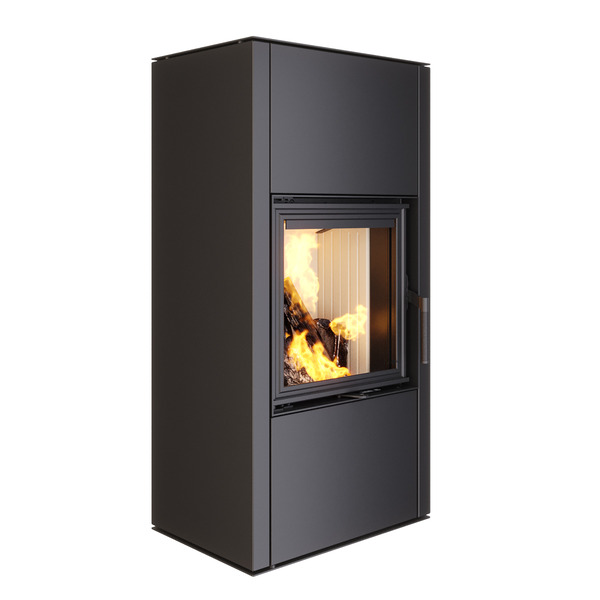 Piec wolnostojący SAVEN Vatra XL 50x50 ECO. Zdjęcia 3D