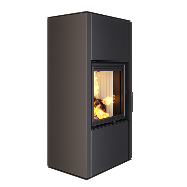 Piec wolnostojący SAVEN Vatra XL 50x50 ECO. Zdjęcia 3D