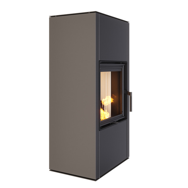 Piec wolnostojący SAVEN Vatra XL 50x50 ECO. Zdjęcia 3D
