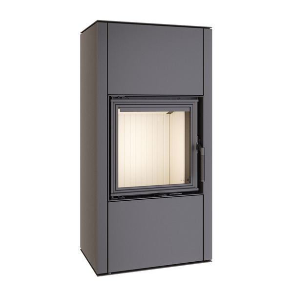 Piec wolnostojący SAVEN Vatra XL 50x50 ECO. Zdjęcia 3D