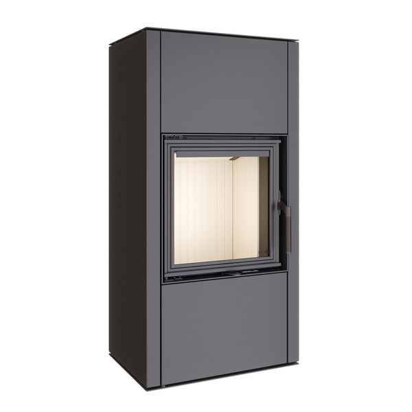 Piec wolnostojący SAVEN Vatra XL 50x50 ECO. Zdjęcia 3D