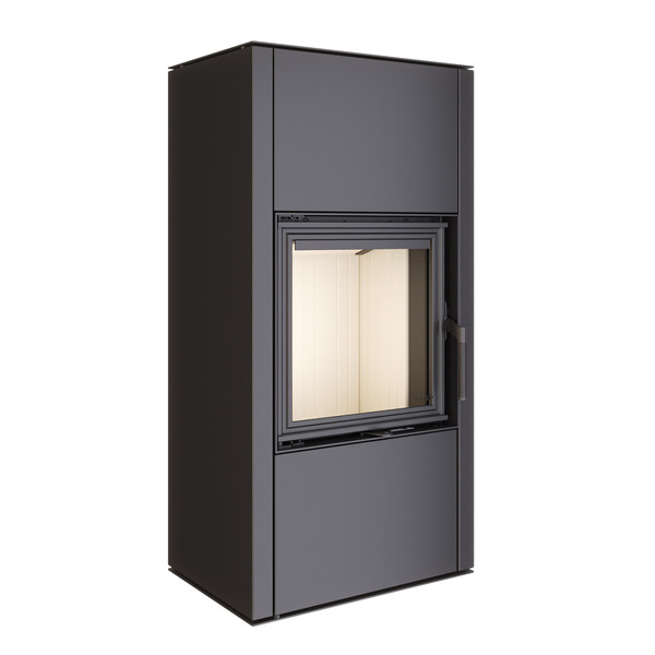Piec wolnostojący SAVEN Vatra XL 50x50 ECO. Zdjęcia 3D