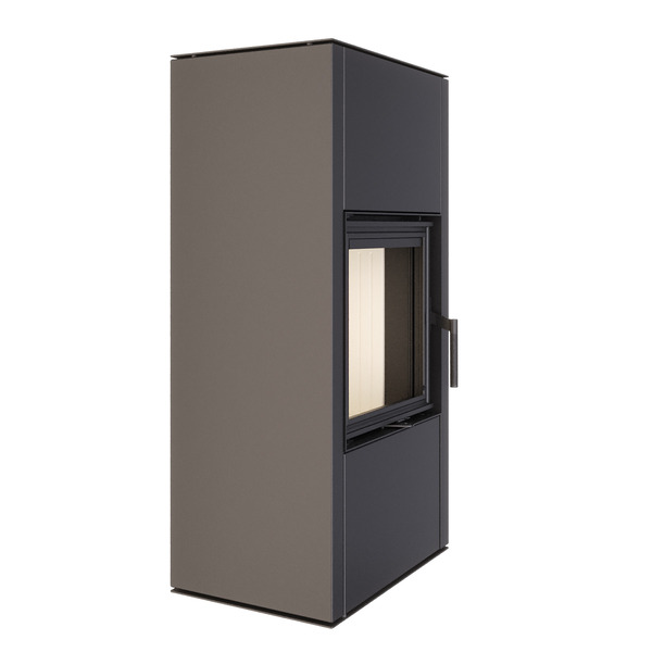 Piec wolnostojący SAVEN Vatra XL 50x50 ECO. Zdjęcia 3D