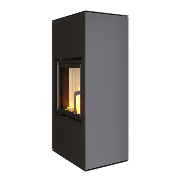 Piec wolnostojący SAVEN Vatra XL 50x50 ECO. Zdjęcia 3D