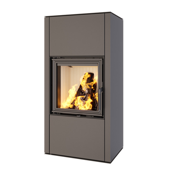 Piec wolnostojący SAVEN Vatra XL 50x50 ECO. Zdjęcia 3D