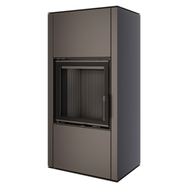 Fireplace stove SAVEN Vatra XL 50x50 Black ECO. Photo 4