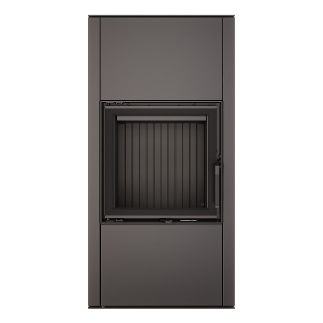 Fireplace stove SAVEN Vatra XL 50x50 Black ECO. Photo 5