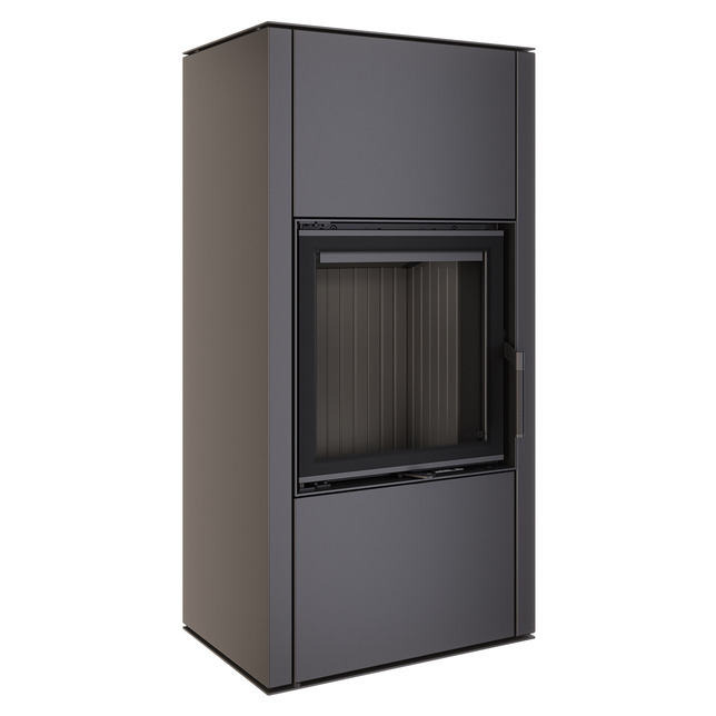 Fireplace stove SAVEN Vatra XL 50x50 Black ECO. Photo 6