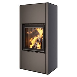 Fireplace stove SAVEN Vatra XL 50x50 Black ECO. Photo 2