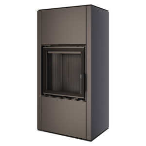 Fireplace stove SAVEN Vatra XL 50x50 Black ECO. Photo 4
