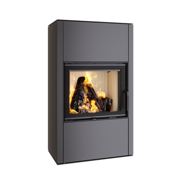 Piec wolnostojący SAVEN Vatra XXL 60x50 ECO. Zdjęcia 3D
