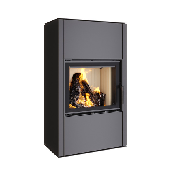 Piec wolnostojący SAVEN Vatra XXL 60x50 ECO. Zdjęcia 3D