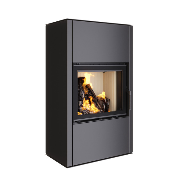 Piec wolnostojący SAVEN Vatra XXL 60x50 ECO. Zdjęcia 3D