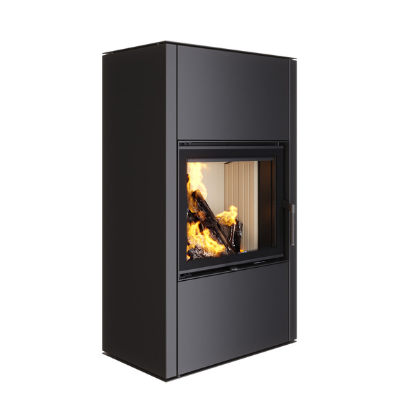 Piec wolnostojący SAVEN Vatra XXL 60x50 ECO. Zdjęcia 3D