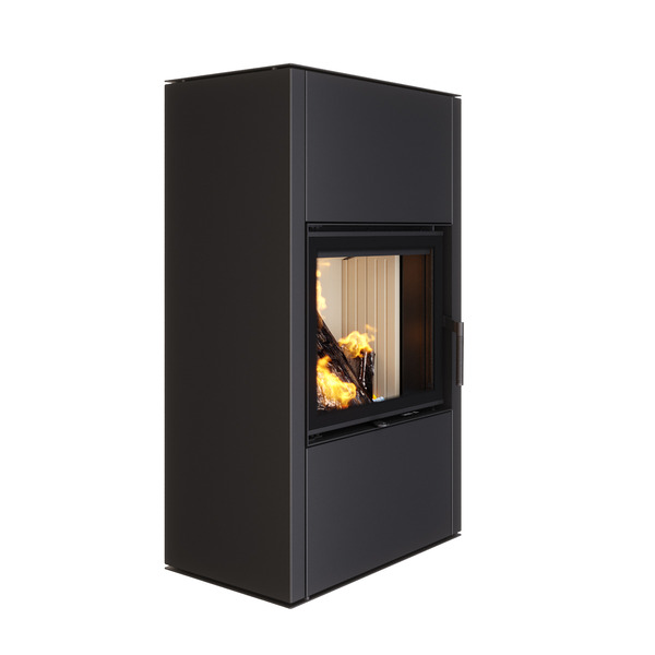 Piec wolnostojący SAVEN Vatra XXL 60x50 ECO. Zdjęcia 3D