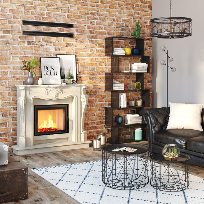 Fireplace insert SAVEN Energy 60x50 (14,5 kW) ECO. Photo 2