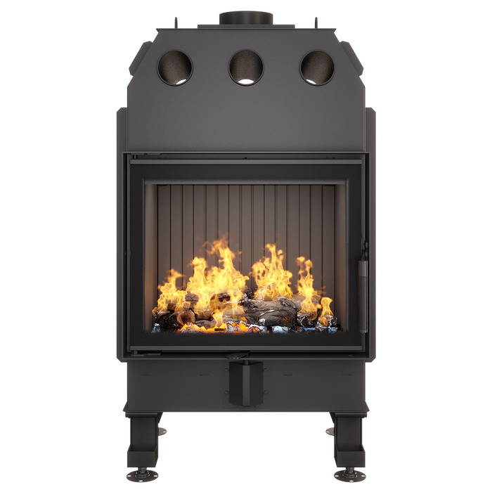 Fireplace insert SAVEN Energy 60x50 Black (14,5 kW) ECO