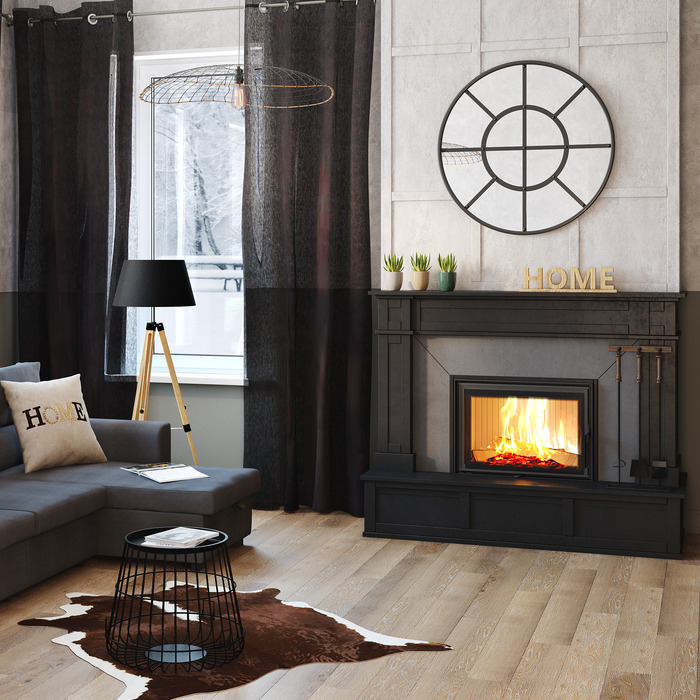 Fireplace insert SAVEN Energy 70x50 (15,1kW) ECO. Photo 2