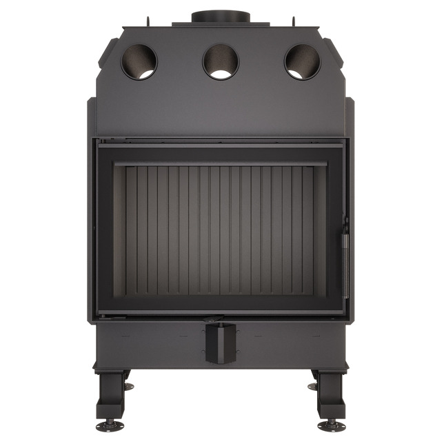 Fireplace insert SAVEN Energy 70x50 Black (15,1 kW) ECO. Photo 5