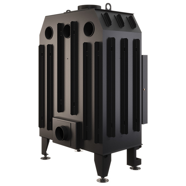 Fireplace insert SAVEN Energy 70x50 Black (15,1 kW) ECO. Photo 9