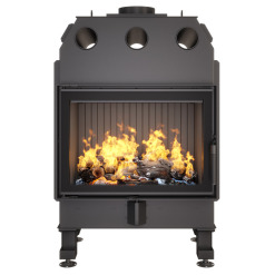 Fireplace insert SAVEN Energy 70x50 Black (15,1 kW) ECO