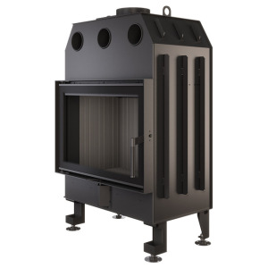 Fireplace insert SAVEN Energy 70x50 Black (15,1 kW) ECO. Photo 4