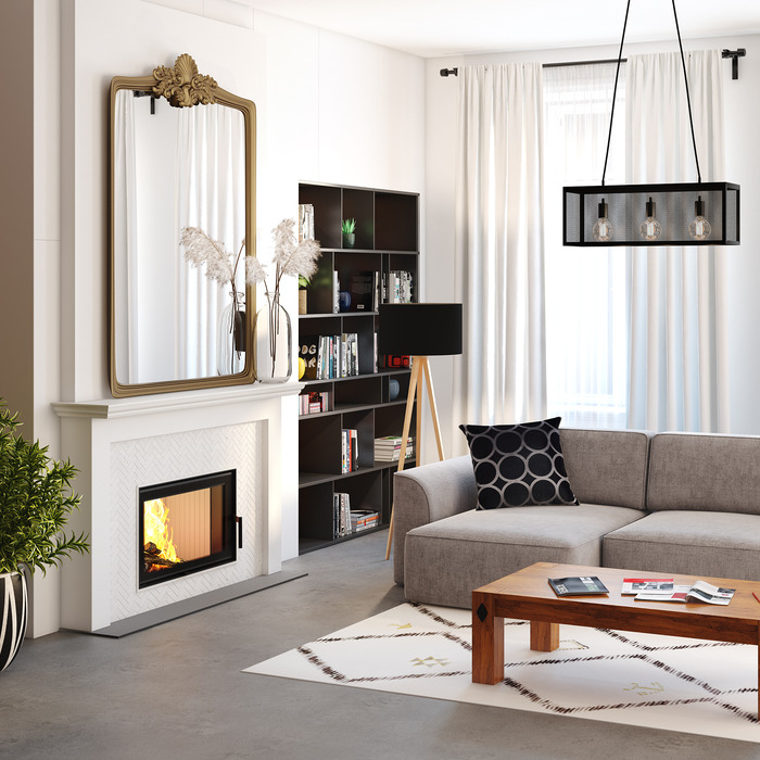 Fireplace insert SAVEN Energy 80x50 (17,0 kW) ECO. Photo 11