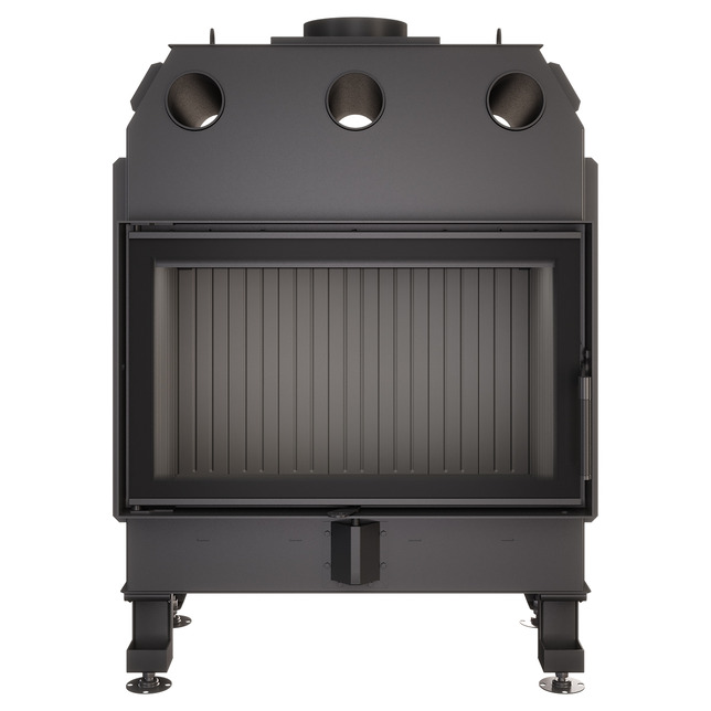Fireplace insert SAVEN Energy 80x50 Black (17,0 kW) ECO. Photo 5