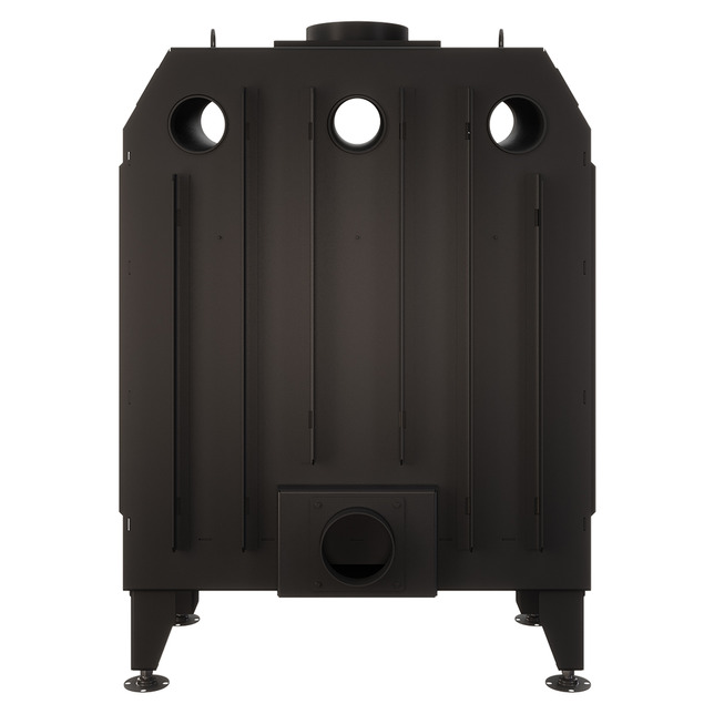 Fireplace insert SAVEN Energy 80x50 Black (17,0 kW) ECO. Photo 8