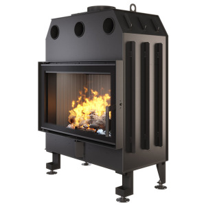 Fireplace insert SAVEN Energy 80x50 Black (17,0 kW) ECO. Photo 2