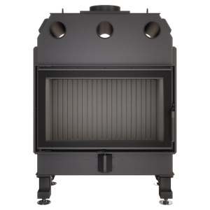 Fireplace insert SAVEN Energy 80x50 Black (17,0 kW) ECO. Photo 5