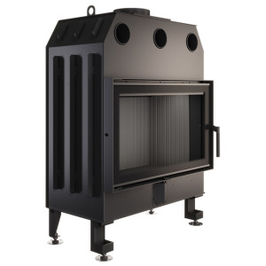Fireplace insert SAVEN Energy 80x50 Black (17,0 kW) ECO. Photo 6