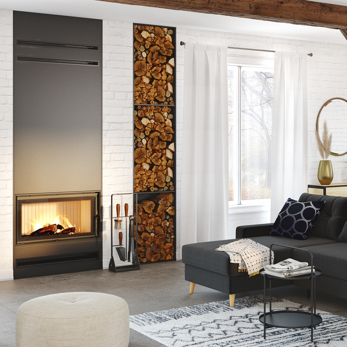 Fireplace insert SAVEN Energy 90x50 (19,0 kW) ECO. Photo 11