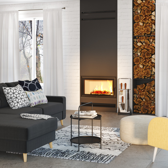 Fireplace insert SAVEN Energy 90x50 (19,0 kW) ECO. Photo 2