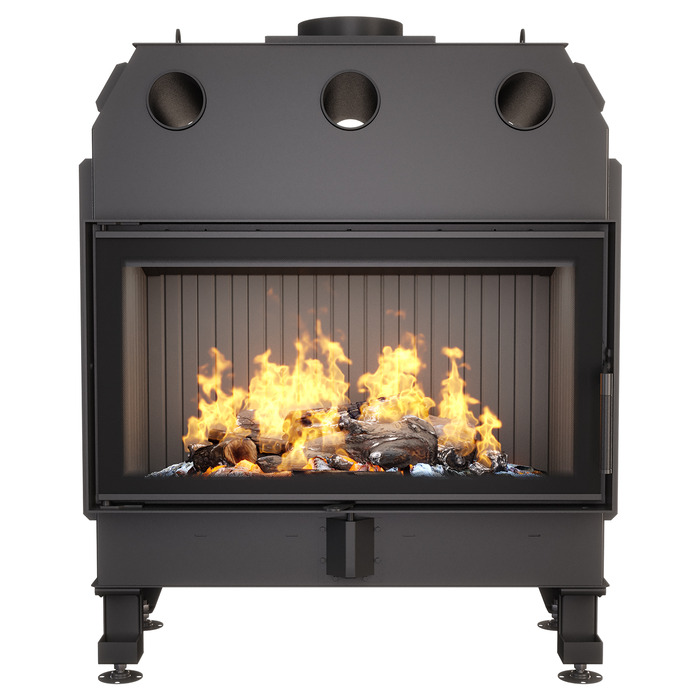 Fireplace insert SAVEN Energy 90x50 Black (19,0 kW) ECO