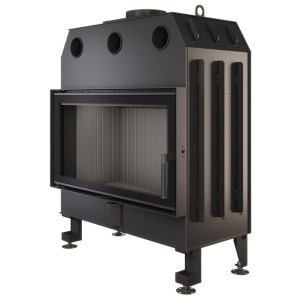 Fireplace insert SAVEN Energy 90x50 Black (19,0 kW) ECO. Photo 4