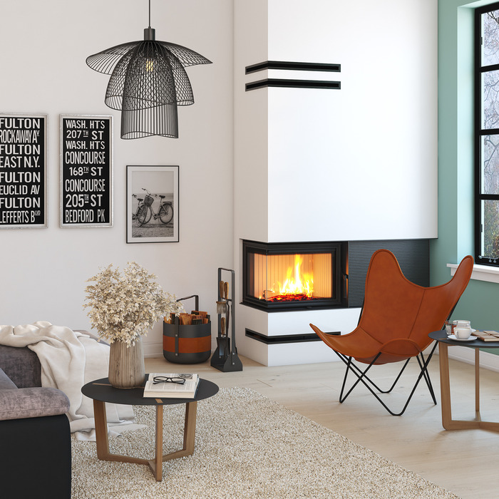 Fireplace insert SAVEN Energy 65x50x47L (14,5 kW) ECO. Photo 12