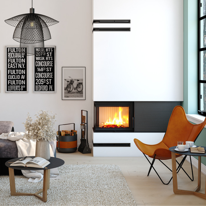 Fireplace insert SAVEN Energy 65x50x47L (14,5 kW) ECO. Photo 2