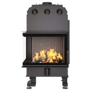 Fireplace insert SAVEN Energy 65x50x47L Black (14,5 kW) ECO. Photo 2