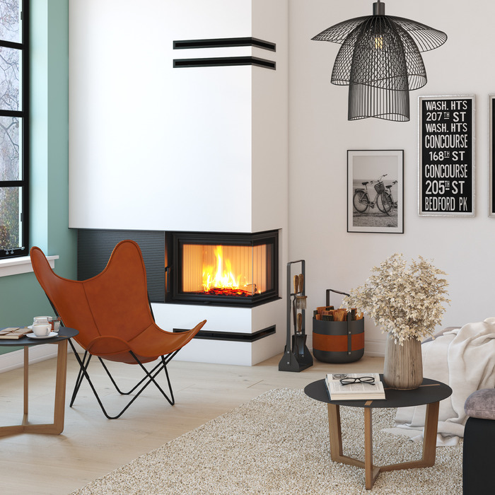Fireplace insert SAVEN Energy 65x50x47R (14,5 kW) ECO. Photo 2