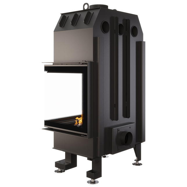 Fireplace insert SAVEN Energy 65x50x47R Black (14,5 kW) ECO. Photo 4