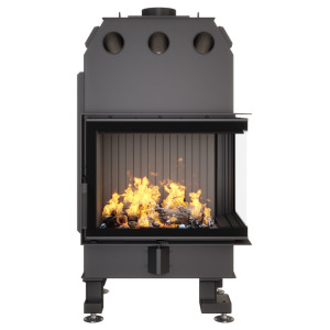 Fireplace insert SAVEN Energy 65x50x47R Black (14,5 kW) ECO. Photo 2