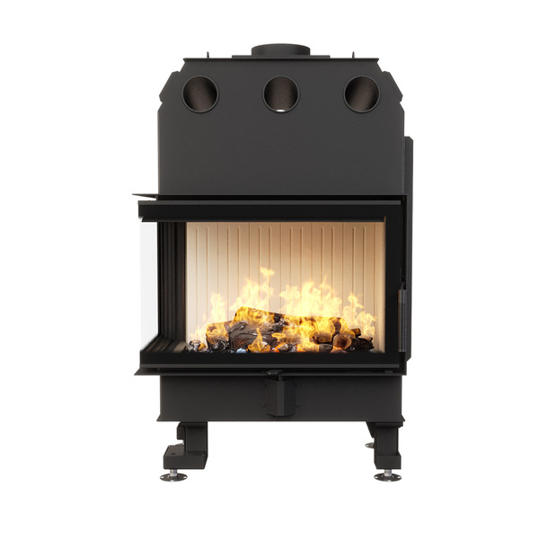 Fireplace insert SAVEN Energy 75x50x47L (15,1kW) ECO. Photo 3D