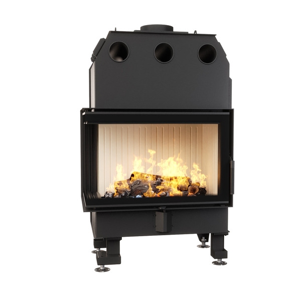 Fireplace insert SAVEN Energy 75x50x47L (15,1kW) ECO. Photo 3D