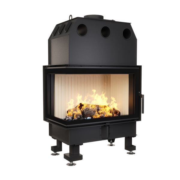 Fireplace insert SAVEN Energy 75x50x47L (15,1kW) ECO. Photo 3D