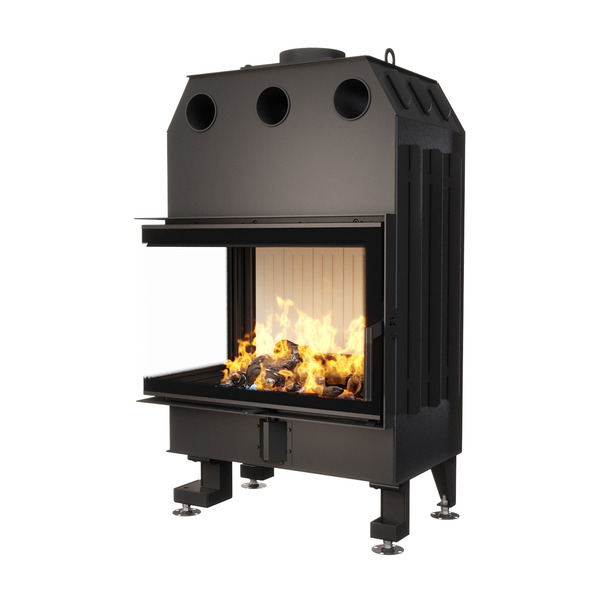 Fireplace insert SAVEN Energy 75x50x47L (15,1kW) ECO. Photo 3D