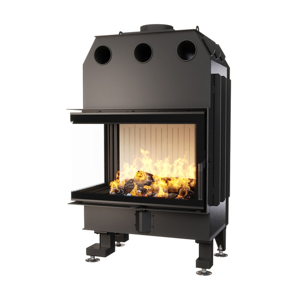 Fireplace insert SAVEN Energy 75x50x47L (15,1kW) ECO. Photo 3D